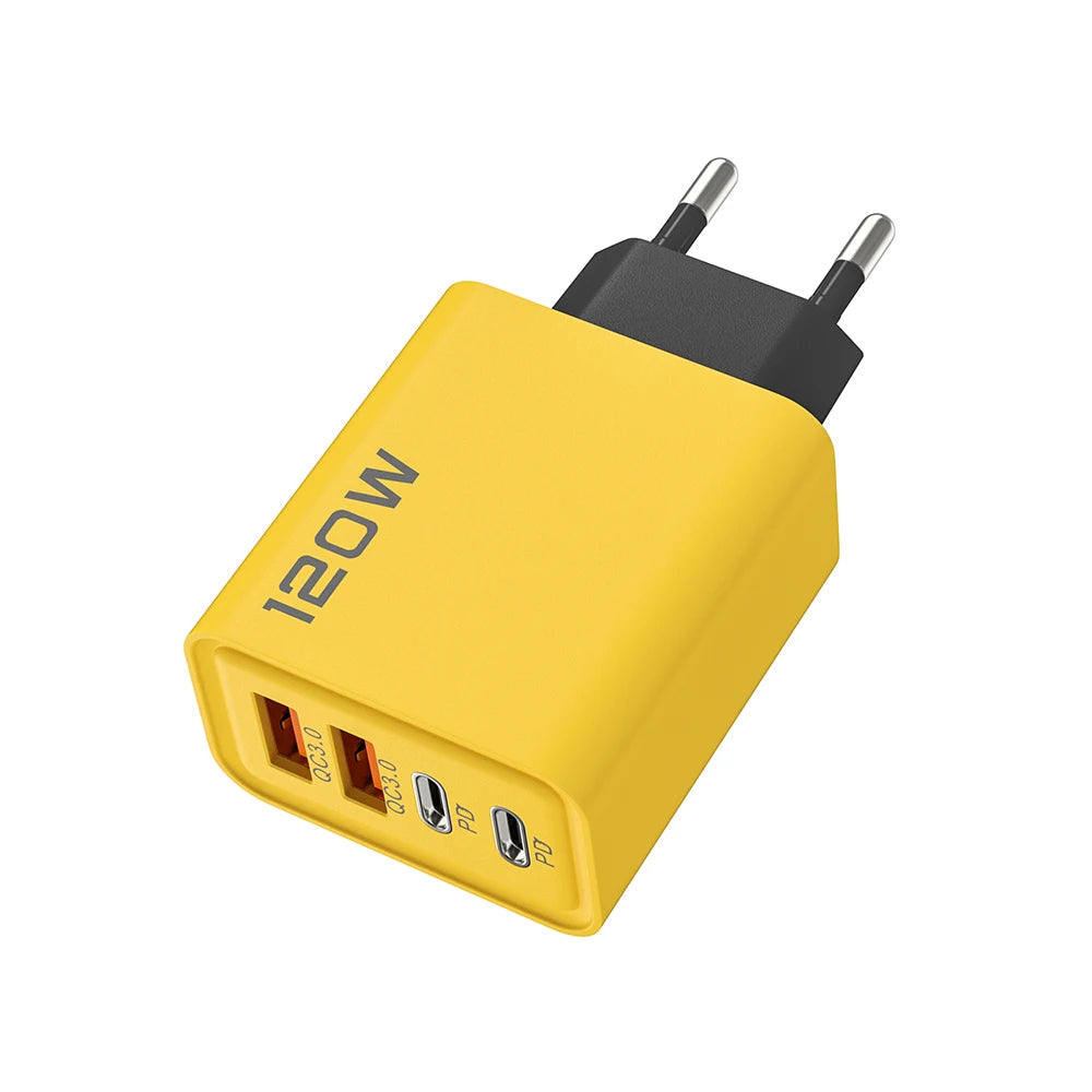 EOENKK™ 4-Port 120W USB-C PD Charger – Power Your World