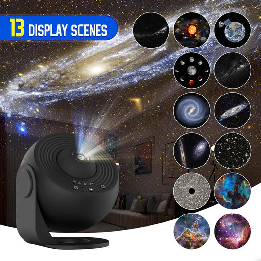 AIOPP™ Galaxy Projector – 13-in-1 Planetarium Experience